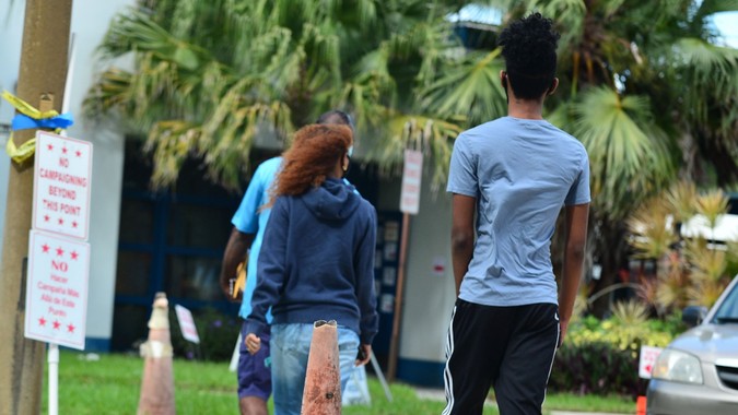 Mandatory Credit: Photo by JLN Photography/Shutterstock (10995473s)Voters head to the polls to cast their ballots on election day in Broward County, Florida.