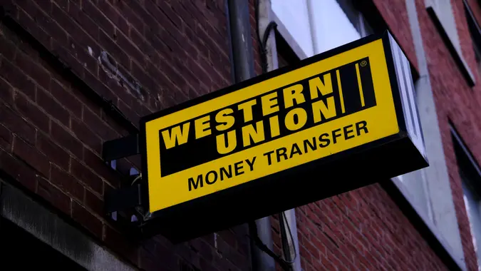 A branch of western union financial services in Mons, Belgium on Sep. 16, 2018