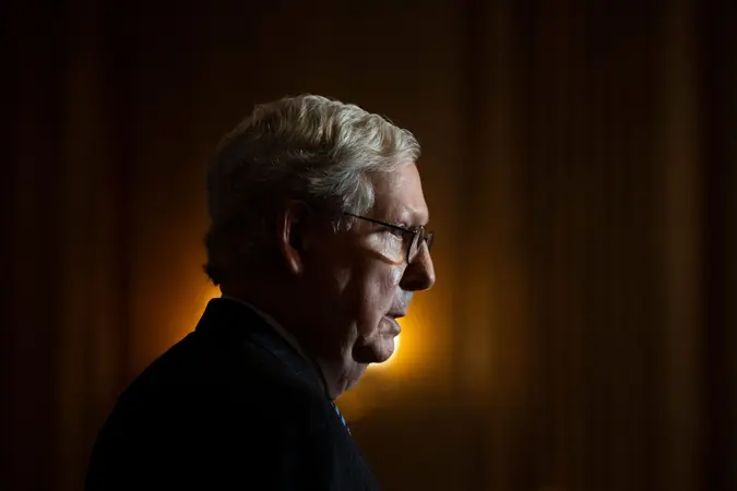 Mandatory Credit: Photo by Caroline Brehman/AP/Shutterstock (11553239f)Senate Majority Leader Mitch McConnell of Ky.