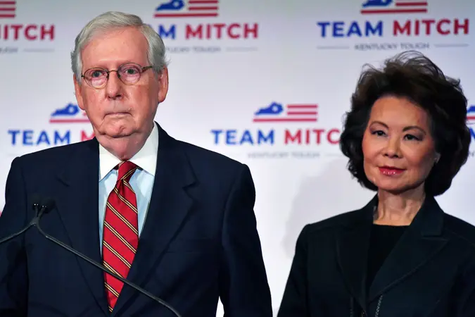 Mandatory Credit: Photo by Timothy D Easley/AP/Shutterstock (10996243f)Senate Majority Leader Mitch McConnell, R-Ky.