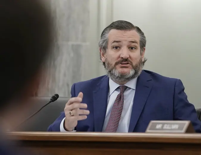 Mandatory Credit: Photo by Ken Cedeno/UPI/Shutterstock (11720792b)Senator Ted Cruz speaks at the Senate Commerce, Science, and Transportation nomination hearings to examine the expected nomination of Peter Buttigieg of Indiana to be Secretary of Transportation in Washington, DC on Thursday, January 21, 2021.