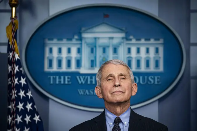 Mandatory Credit: Photo by Al Drago/UPI/Shutterstock (11721177g)Anthony Fauci, director of the National Institute of Allergy and Infectious Diseases, speaks during a news conference in the James S.