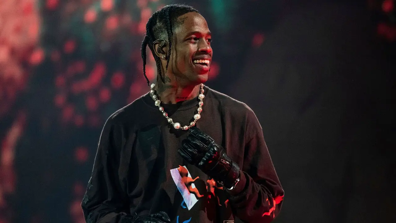 Mandatory Credit: Photo by Amy Harris/Invision/AP/Shutterstock (12590975af)Travis Scott performs at Day 1 of the Astroworld Music Festival at NRG Park, in Houston2021 Astroworld Festival - Day One, Houston, United States - 05 Nov 2021.
