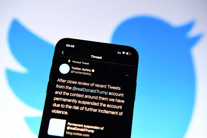 Mandatory Credit: Photo by Action Press/Shutterstock (11700960c)Donald Trump blocked on TwitterOn January 9th, 2021, US President Donald Trump was permanently banned from Twitter.