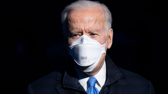 Mandatory Credit: Photo by Shutterstock (11757831d)President Joe Biden delivers brief remarks to the media as he departs the White House for a weekend trip to Camp David, in Washington, DC.