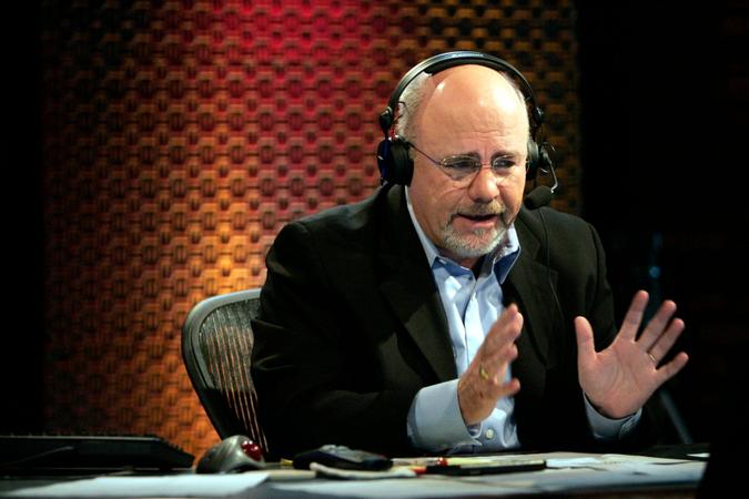 Mandatory Credit: Photo by Mark Humphrey/AP/Shutterstock (6378435j)Dave Ramsey Financial talk show host Dave Ramsey works in his broadcast studio in Brentwood, Tenn.