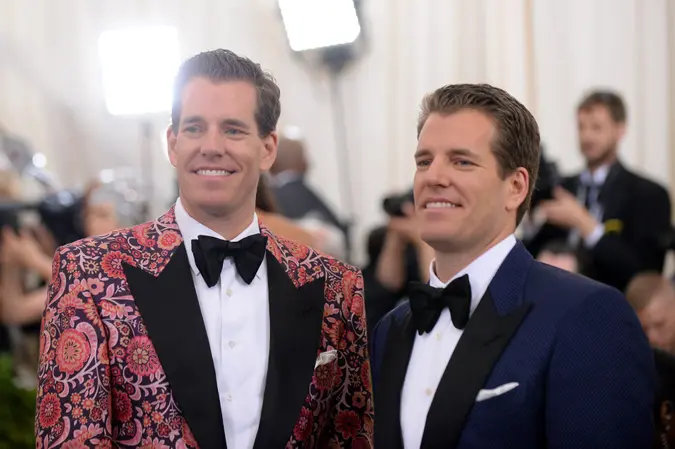 Mandatory Credit: Photo by Richard Young/Shutterstock (8772990ek)Tyler Winklevoss and Cameron WinklevossThe Costume Institute Benefit celebrating the opening of Rei Kawakubo/Comme des Garcons: Art of the In-Between, Arrivals, The Metropolitan Museum of Art, New York, USA - 01 May 2017.