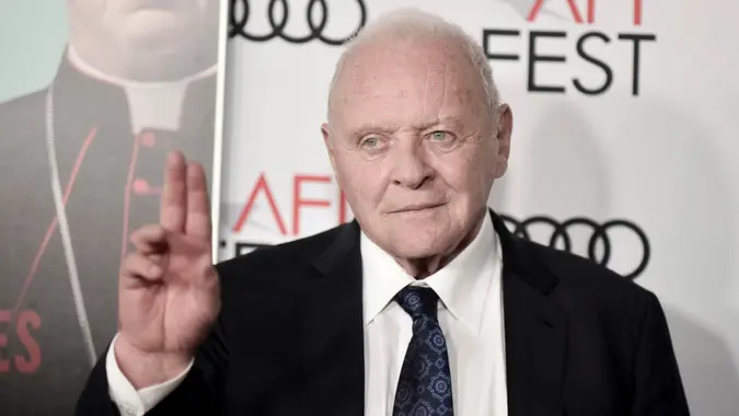 Mandatory Credit: Photo by Richard Shotwell/Invision/AP/Shutterstock (10479290e)Anthony Hopkins attends 2019 AFI Fest - "The Two Popes," at the TCL Chinese Theatre, in Los Angeles2019 AFI Fest - "The Two Popes", Los Angeles, USA - 18 Nov 2019.
