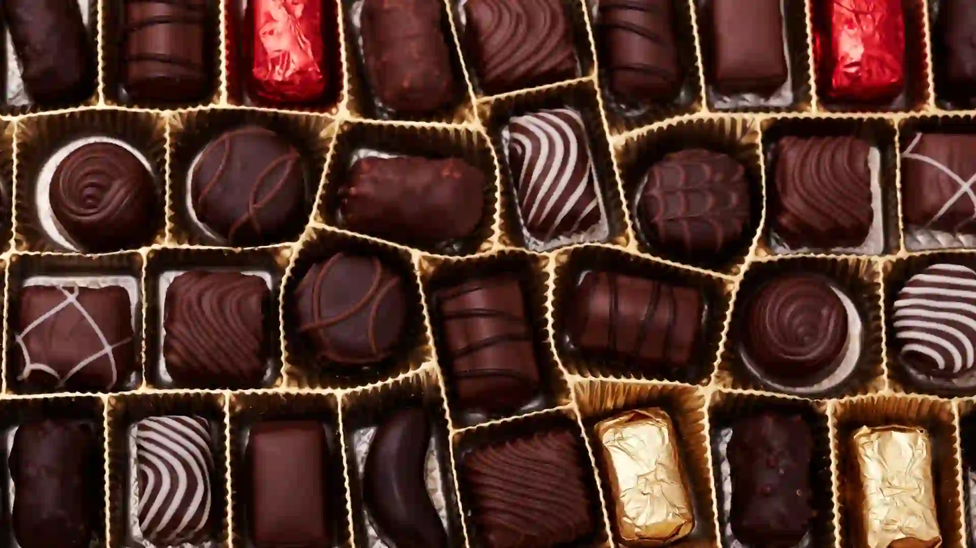 Chocolate pralines.