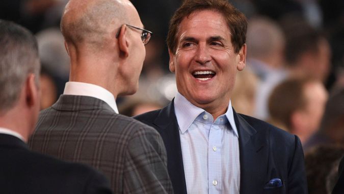 KILL NOTICEMandatory Credit: Photo by Chris Pizzello/Invision/AP/Shutterstock (10320762e)Adam Silver, Mark Cuban.