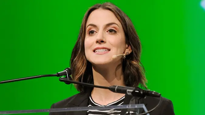SAN FRANCISCO, CA - SEPTEMBER 06:  Mirror Founder and CEO Brynn Putnam speaks onstage during Day 2 of TechCrunch Disrupt SF 2018 at Moscone Center on September 6, 2018 in San Francisco, California.