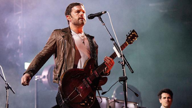 Mandatory Credit: Photo by Amy Harris/Invision/AP/Shutterstock (10413525p)Caleb Followill of Kings of Leon performs during KAABOO 2019 at the Del Mar Racetrack and Fairgrounds, in San Diego, Calif2019 KAABOO - Day 1, Del Mar, USA - 13 Sep 2019.