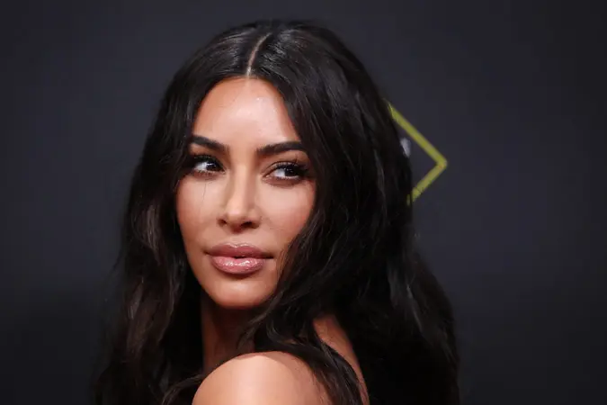 Mandatory Credit: Photo by NINA PROMMER/EPA-EFE/Shutterstock (10471241ax)Kim Kardashian West arrives for the 2019 People's Choice Awards at the Barker Hangar in Santa Monica, California, USA, 10 November 2019.