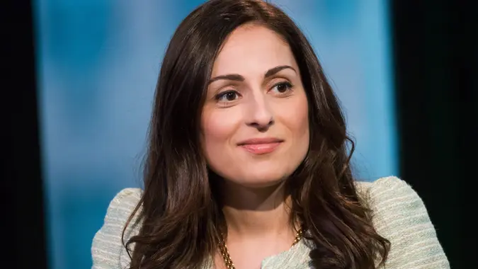 Mandatory Credit: Photo by Charles Sykes/Invision/AP/Shutterstock (9192724k)Farnoosh Torabi participates in AOL's BUILD speaker series to discuss her CNBC series "Follow the Leader??? at AOL Studios, in New YorkAOL BUILD Speaker Series: Wednesday, April 6, 2016, New York, USA - 6 Apr 2016.