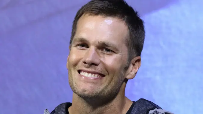 Mandatory Credit: Photo by Masatoshi Okauchi/Shutterstock (8875405m)Tom Brady'UA TB12' Athlete Recovery Sleepwear press conference, Tokyo, Japan - 22 Jun 2017.