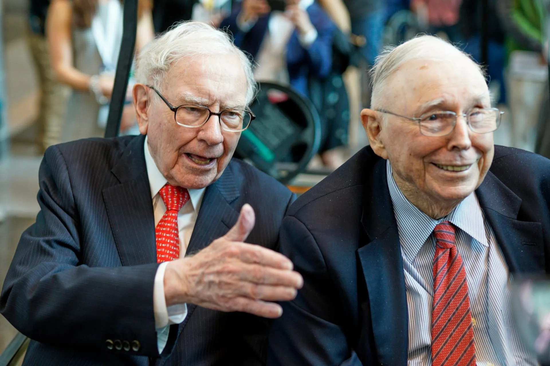 Mandatory Credit: Photo by Nati Harnik/AP/Shutterstock (10227744a)Warren Buffett, Charlie Munger.