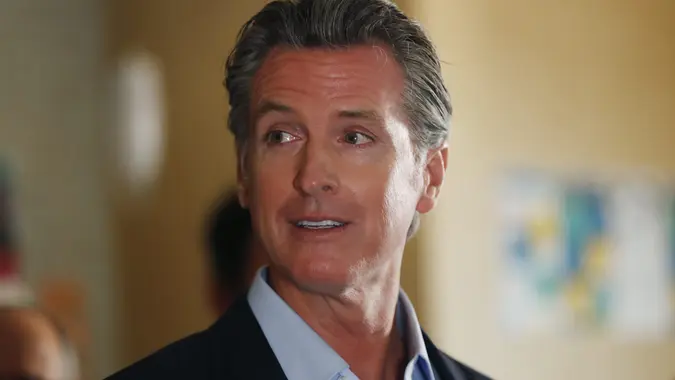 Gavin Newsom press conference, San Diego, California, USA - 11 May 2021