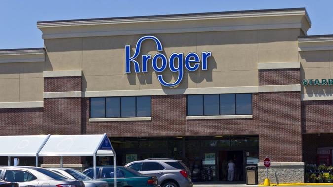 Indianapolis, US - June 17, 2016: A Kroger Supermarket.