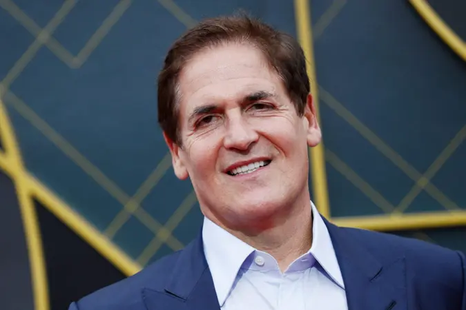 Mandatory Credit: Photo by ETIENNE LAURENT/EPA-EFE/Shutterstock (10320795dj)US businessman Mark Cuban poses for the photographers upon his arrival for the 2019 NBA Awards at Barker Hangar in Santa Monica, California, USA, 24 June 2019 (issued 25 June 2019).