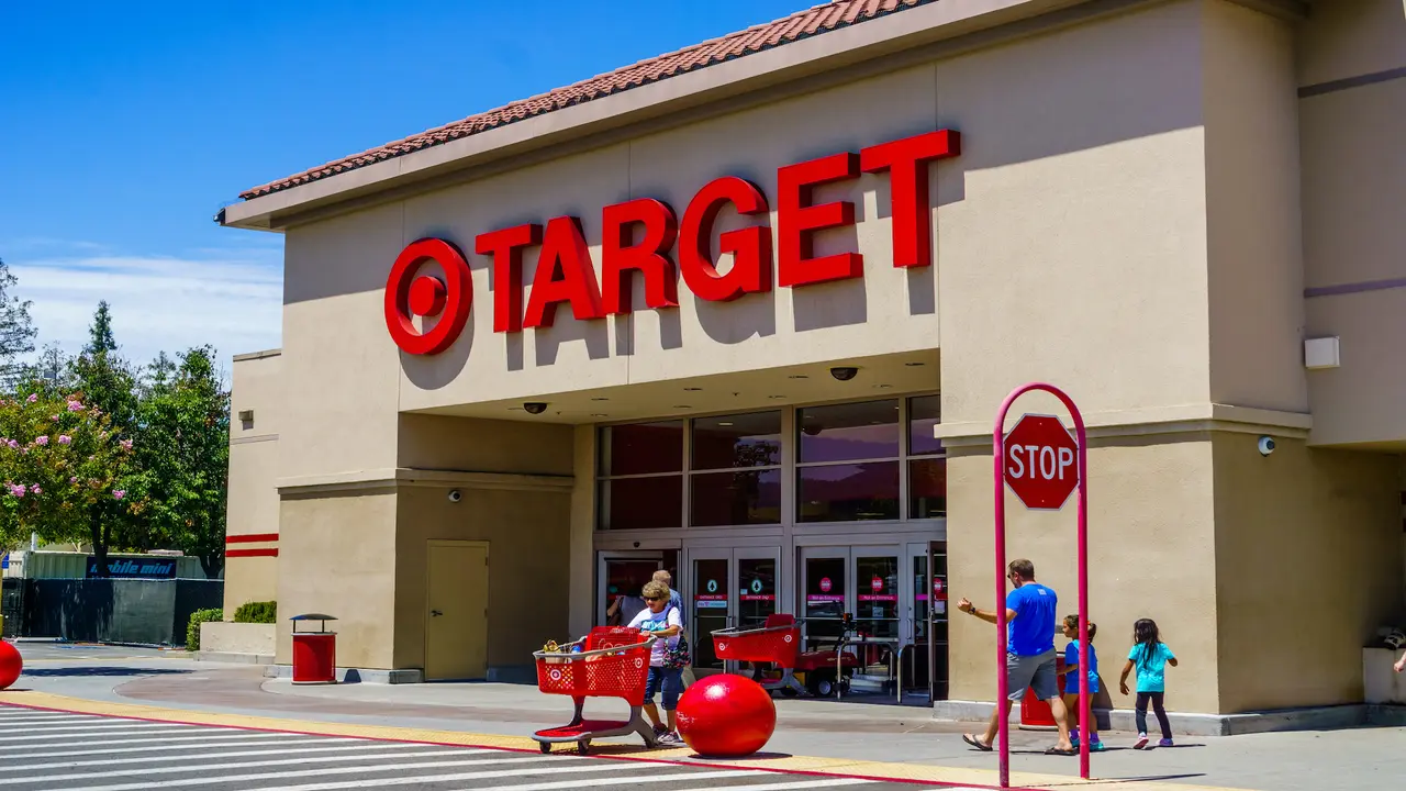 July 30, 2018 Cupertino / CA / USA - Entrance to one of the Target stores located in south San Francisco bay area.