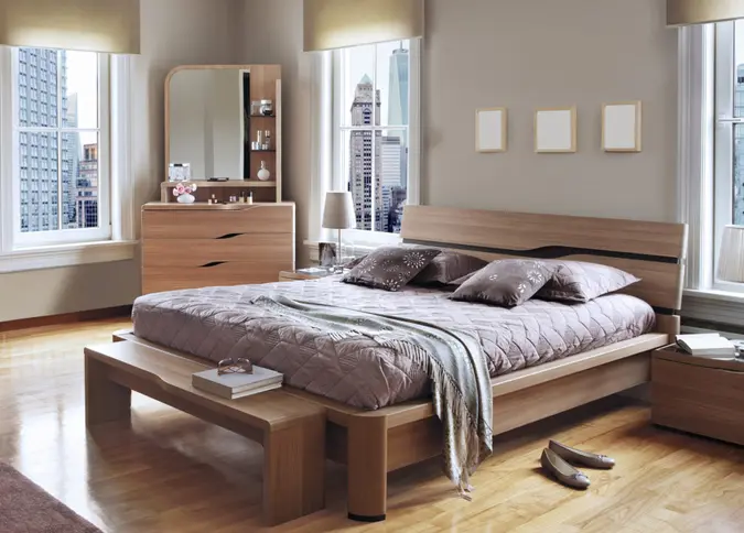 cozy bedroom in New York City.