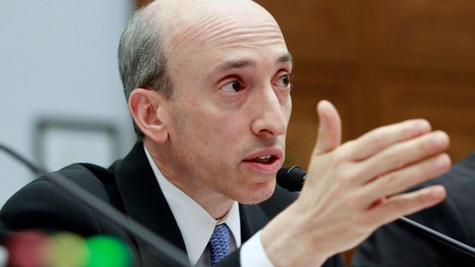 Mandatory Credit: Photo by Jacquelyn Martin/AP/Shutterstock (11858794a)Then Commodity Futures Trading Commission chairman Gary Gensler testifies before the House Financial Services Committee on Capitol Hill in Washington.