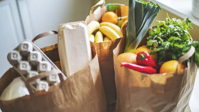 Food delivery during quarantine.