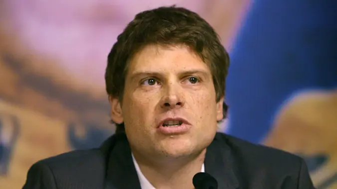 Mandatory Credit: Photo by Maurizio Gambarini/EPA/Shutterstock (8188524e)German Jan Ullrich Announces His Retirement From Professional Cycling During a Press Conference in a Hotel in Hamburg Germany Monday 26 February 2007 Former Tour De France Winner and Olympic Gold Medalist Ullrich Has Announced His Retirement From Cycling at the Age of 33 Ullrich who is Alleged Having Been Implicated in the Operacion Puerto Blood Doping Scandal Denied During a Press Conferene in Hamburg Having Any Links to Eufemiano Fuentes the Spanish Doctor at the Heart of the Blood Doping Scandal Ullrich Confirmed He Will Work with Volksbank Next Season As 'An Adviser Publicity Figure and Representative ' Germany HamburgGermany Cycling Ullrich - Feb 2007.