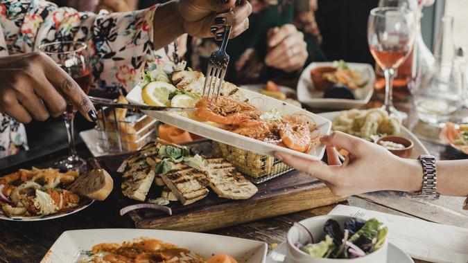 Sharing is Caring stock photo