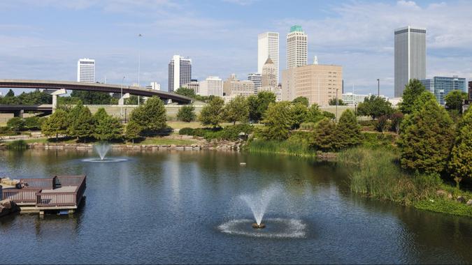 Downtown Tulsa, Oklahoma.