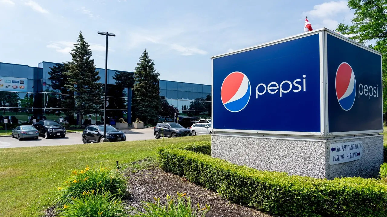PepsiCo Canada facility on Falbourne St. in Mississauga, On, Canada. stock photo