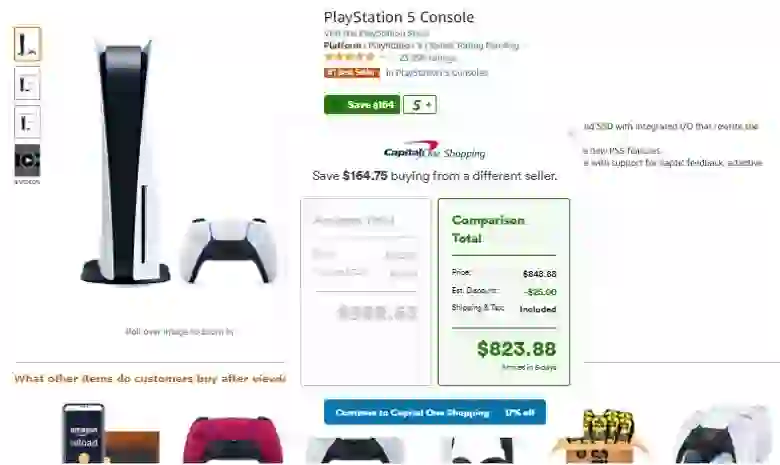 Capital One Shopping Playstation 5