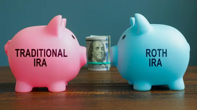 Options Traditional IRA or Roth IRA retirement plans as piggy banks.