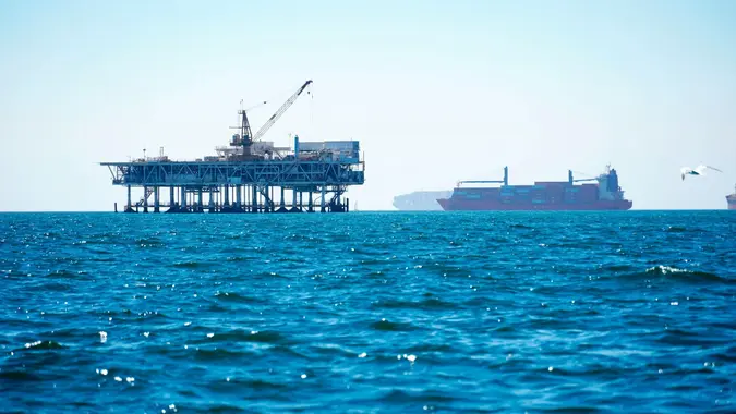 California Oil Spill Anchored Ships, United States - 05 Oct 2021