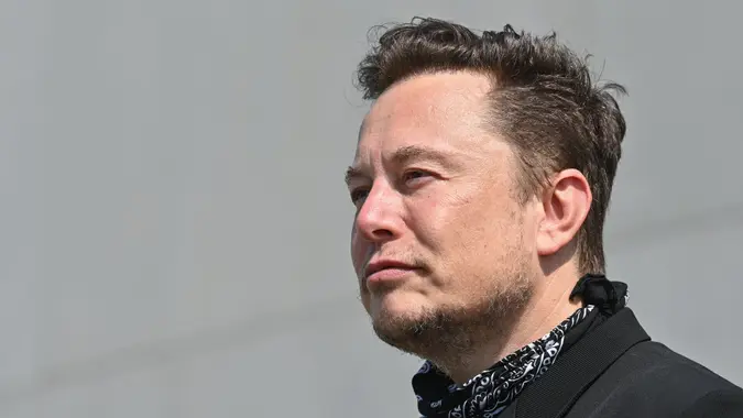 Mandatory Credit: Photo by Action Press/Shutterstock (12276248c)Elon Musk, Tesla CEO, is on the premises of Tesla Gigafactory at a press meeting.