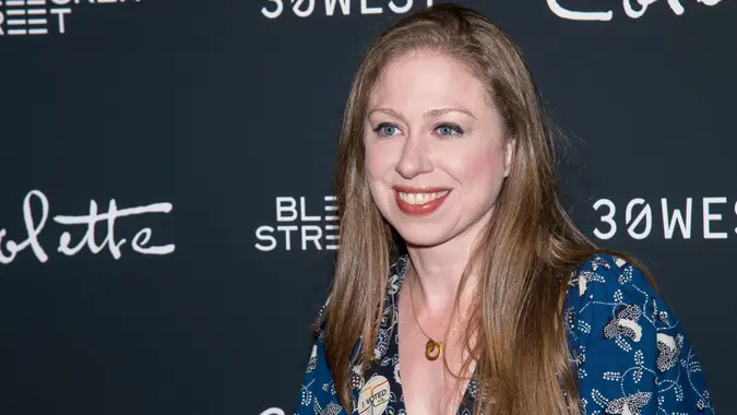 Mandatory Credit: Photo by Charles Sykes/Invision/AP/Shutterstock (9881768g)Chelsea Clinton attends a screening of "Colette" at The Museum of Modern Art, in New YorkNY Special Screening of "Colette", New York, USA - 13 Sep 2018.
