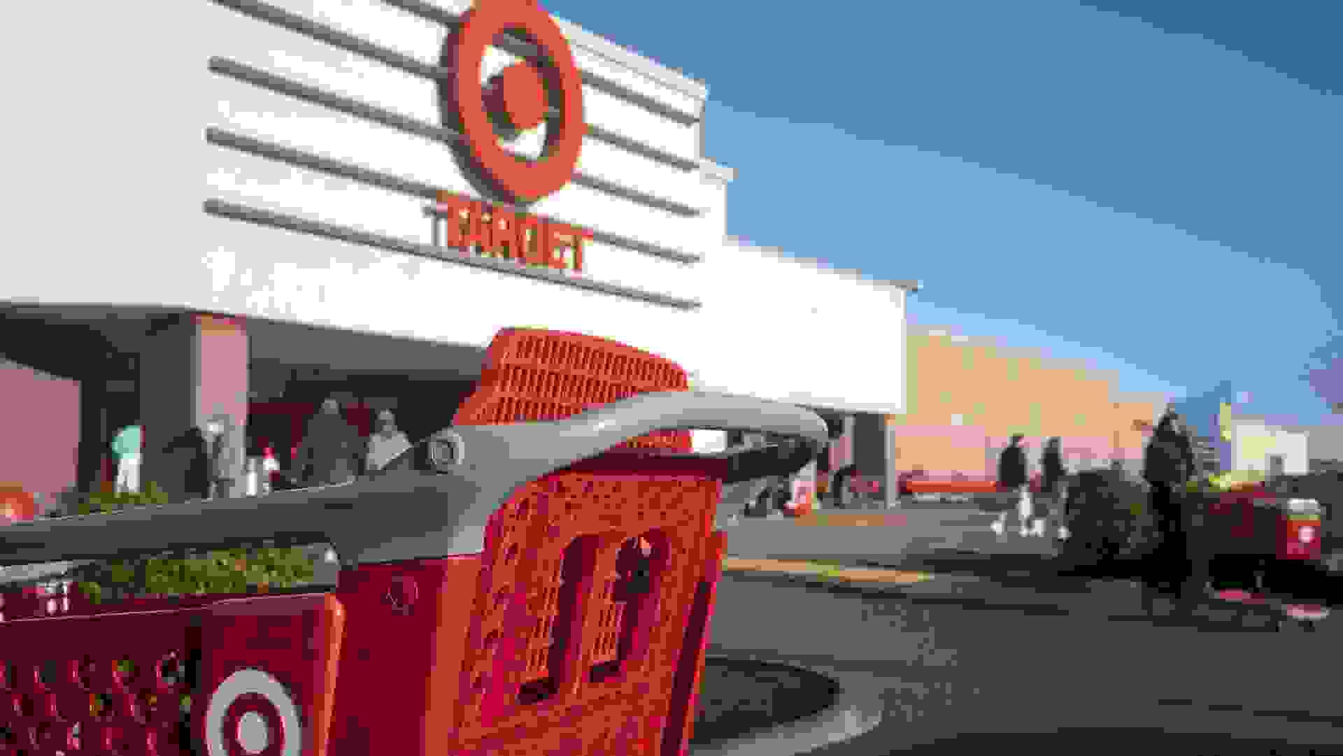 Target Shopping Cart stock photo
