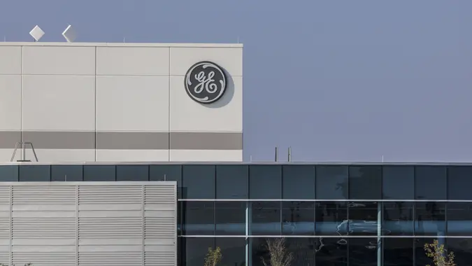 GE Aviation Facility. General Electric was awarded a contract to produce F110-GE-129 engines for the F-15EX. stock photo