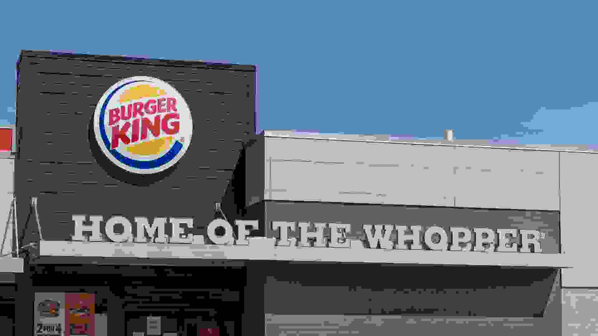 Wabash - Circa April 2021: Burger King fast food restaurant.