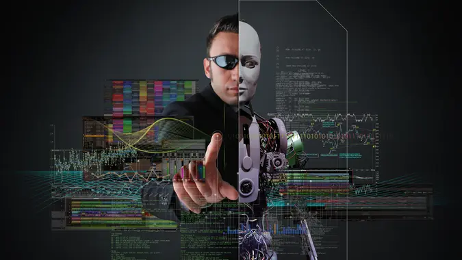 New generation interactive cyborg.