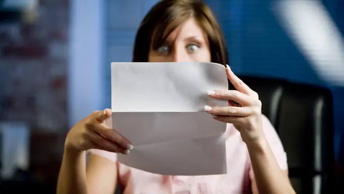 Shocked stock photo