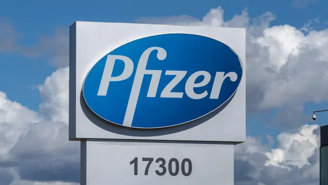 Kirkland, Quebec, Canada - September 3, 2021: Pfizer Canada head office in Kirkland, Quebec, Canada.