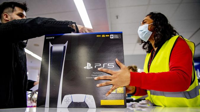 Playstation 5 on sale, Rotterdam, The Netherlands - 19 Nov 2020