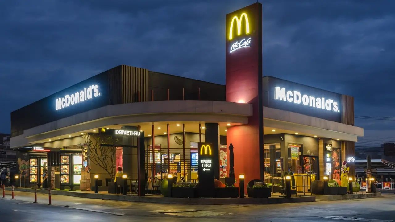 McDonald's exterior stock photo