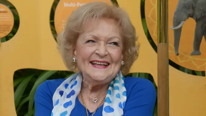 Betty White La Zoo, Los Angeles, California, United States - 11 Jun 2015