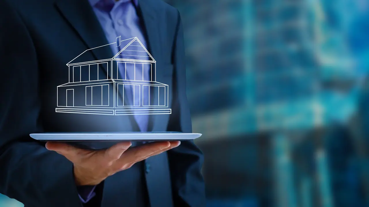 Property Management Real Estate Mortgage Rent Buy concept. stock photo