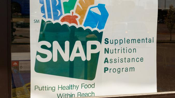 Peru - Circa May 2018: A Sign at a Retailer - We Accept SNAP IV.