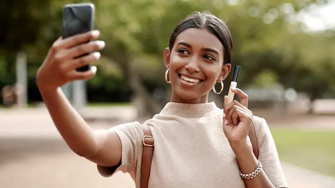 People connect to the person more than the product stock photo