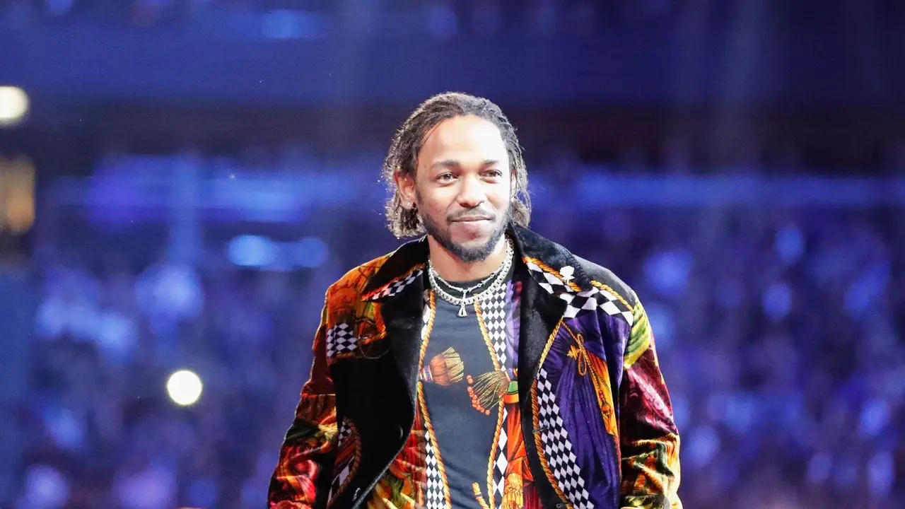 Mandatory Credit: Photo by JM Enternational/Shutterstock (10743188gu)Kendrick Lamar accepts the International Male Solo Artist award during The BRIT Awards 2018The BRIT Awards 2018, The O2, London, UK - 21 Feb 2018.
