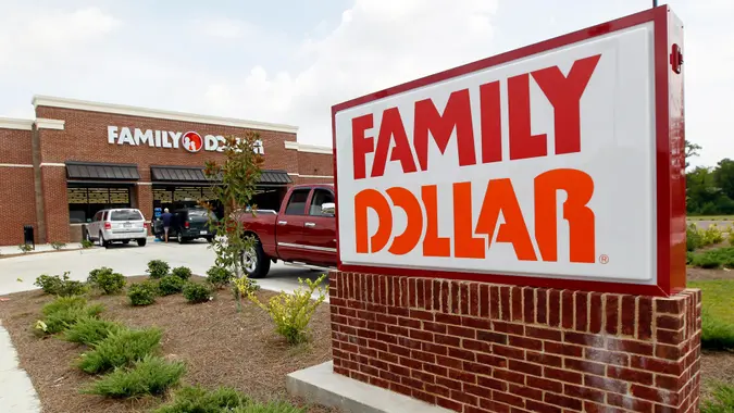 Mandatory Credit: Photo by Rogelio V Solis/AP/Shutterstock (6120211a)This photo shows the Family Dollar store in Ridgeland, Miss.